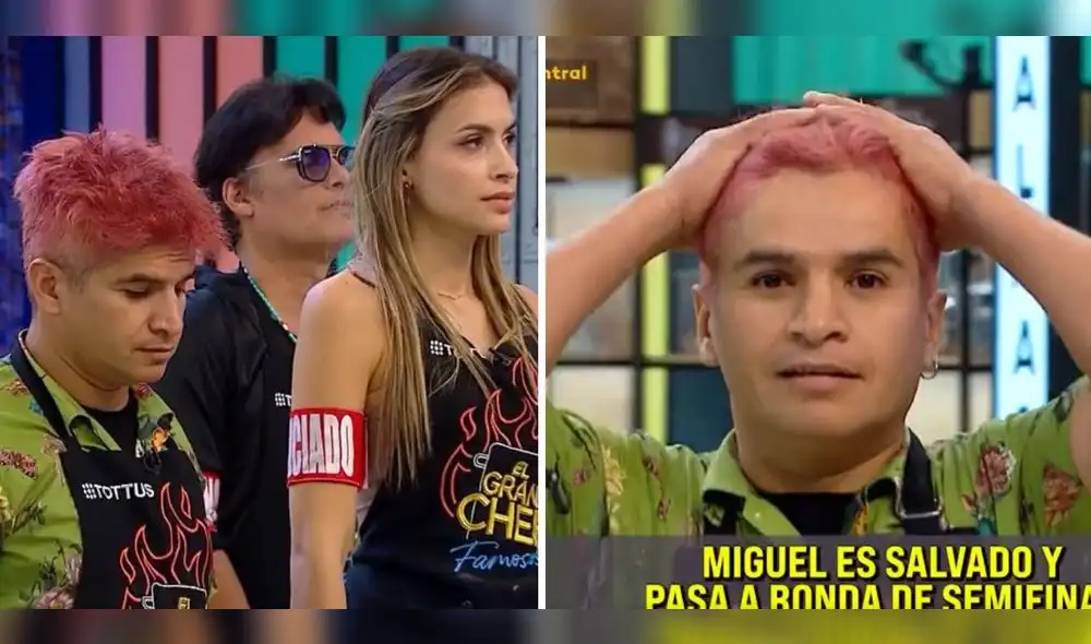 Miguel Vergara vence a sus compañeros con su cau cau. Foto: composición LR/Capturas de Latina - Video: Latina