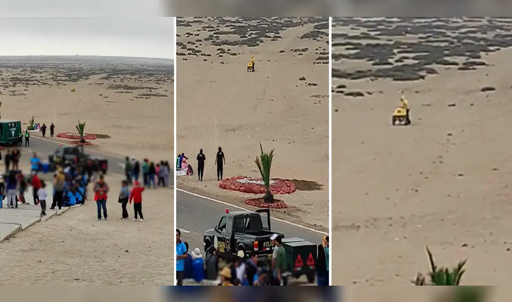 Nadie imaginó que un heladero cruzara el desierto para vender sus productos. Foto: Composición de LR/TikTok/@Yaniturpo