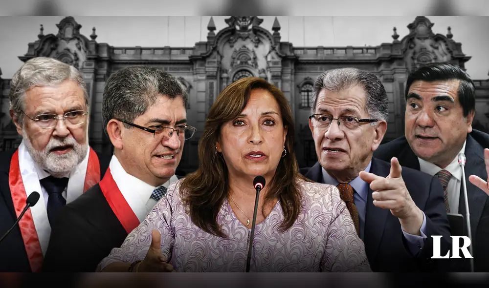 Destacan los nombres de cinco exmagistrados del TC en la "comisión consultiva" de Boluarte. Foto: composición de Jazmín Ceras/La República