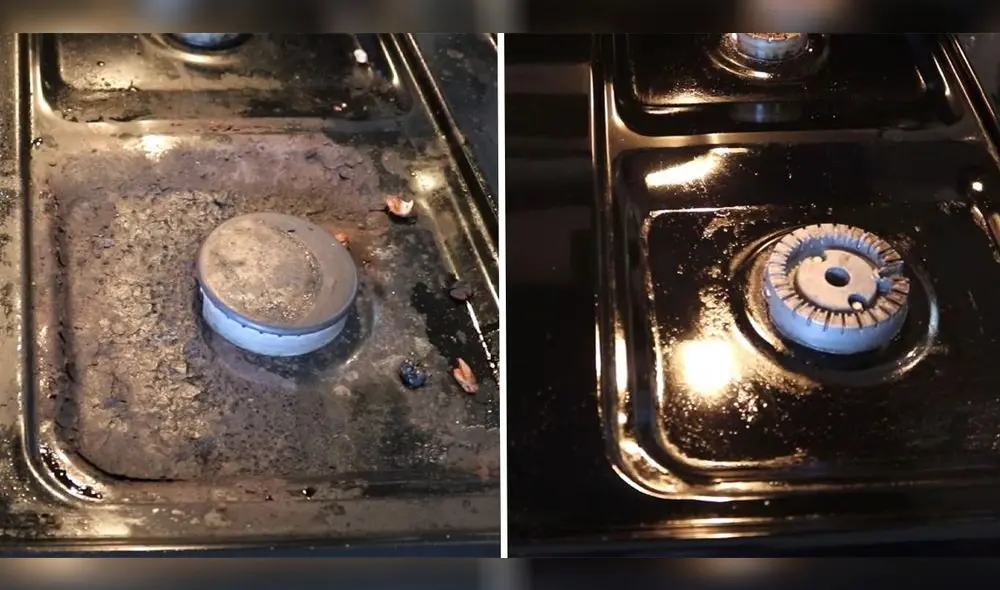 Con este simple truco podrás dejar tu cocina libre de grasa. Foto: composición LR/captura de Youtube/Las Recetas de Mamá