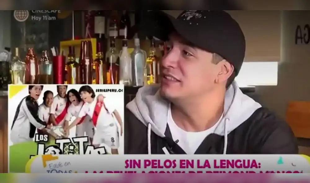 Reimond Manco recordó la serie de TV de "Los Jotitas". Foto: composición LR/capturas de América TV - Video: América TV