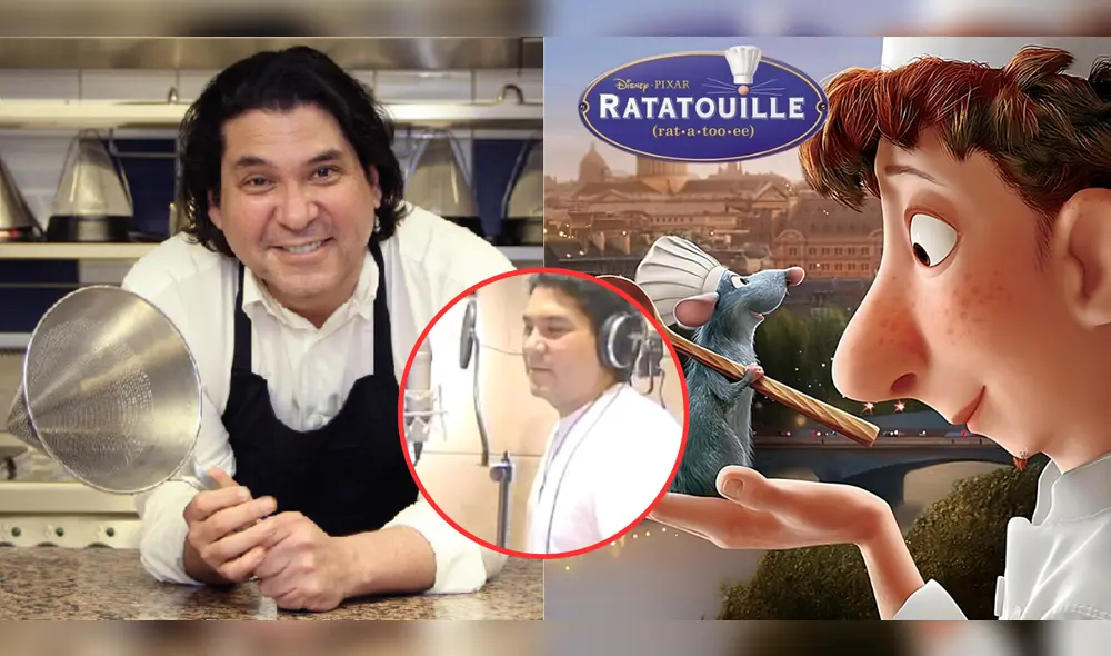 El chef peruano Gastón Acurio prestó su voz para dar vida a uno de los personajes del filme de Disney "Ratatouille". Foto: composición LR/Banco Interamericano de Desarrollo/difusión/Dailymotion