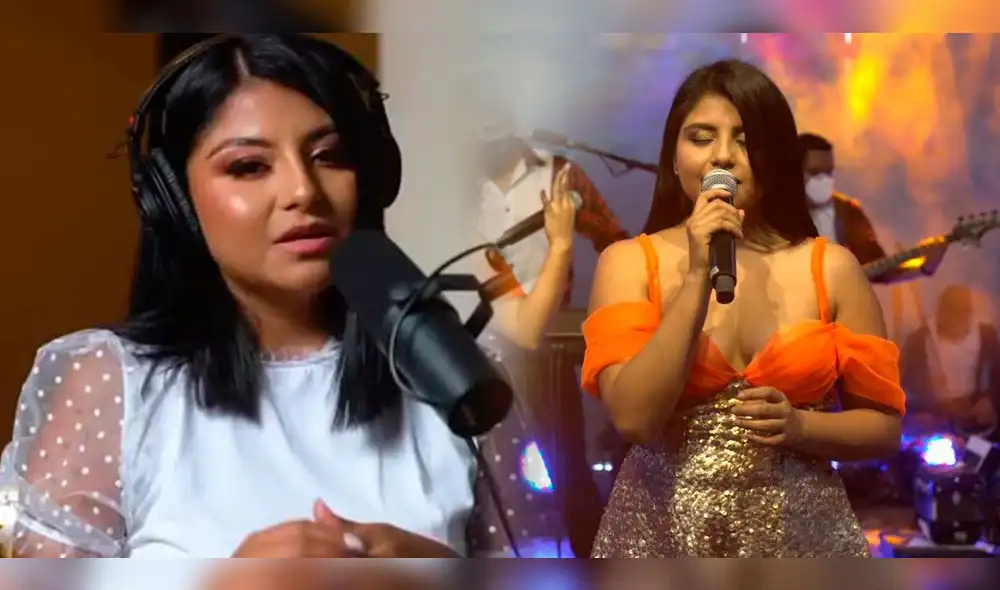 Nickol Sinchi se mostró afectada por el deceso de su familiar y llevó un corto luto. Foto: composición LR/captura de YouTube/difusión