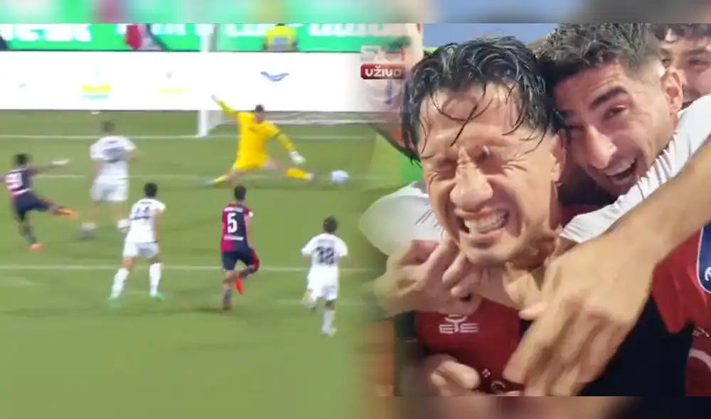 Gianluca Lapadula afronta su mejor momento en el Cagliari de Italia. Foto: composición LR/Sky Sports/Serie B - Video: Sky Sports