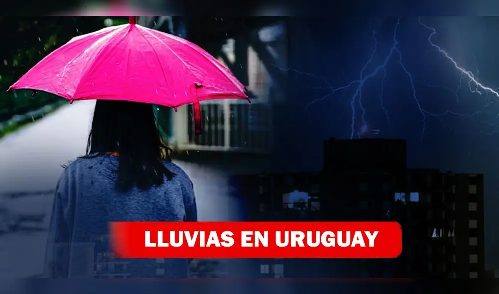 Uruguay ha tenido fuertes lluvias entre el miércoles y viernes pasado. Foto: composición LR/Freepik
