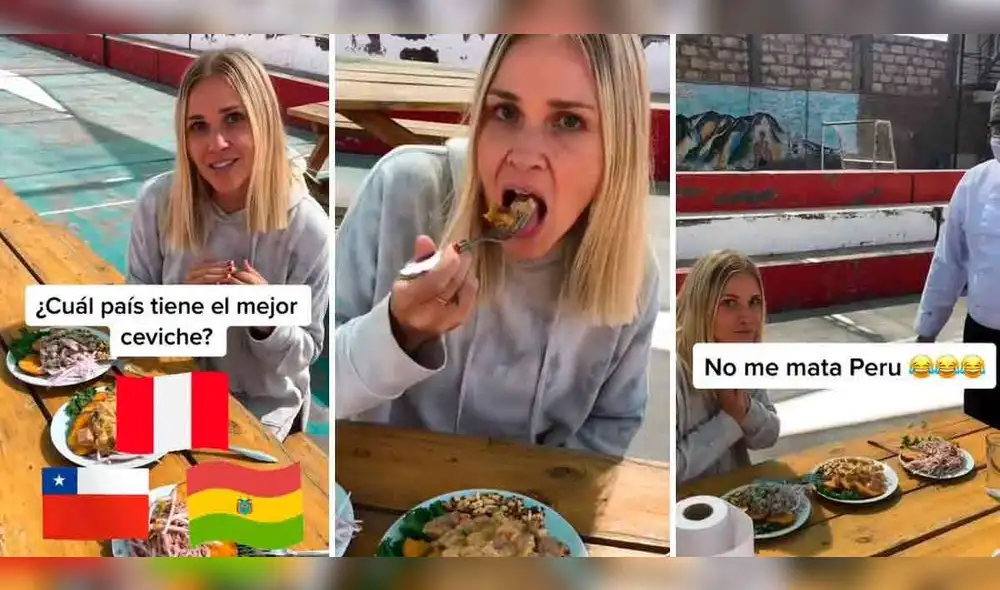 Video de joven turista generó varias reacciones en TikTok. Foto: composición LR/ TikTok / @learnenglishwithcamille Video de joven turista generó varias reacciones en TikTok. Foto: composición LR/ TikTok / @learnenglishwithcamille