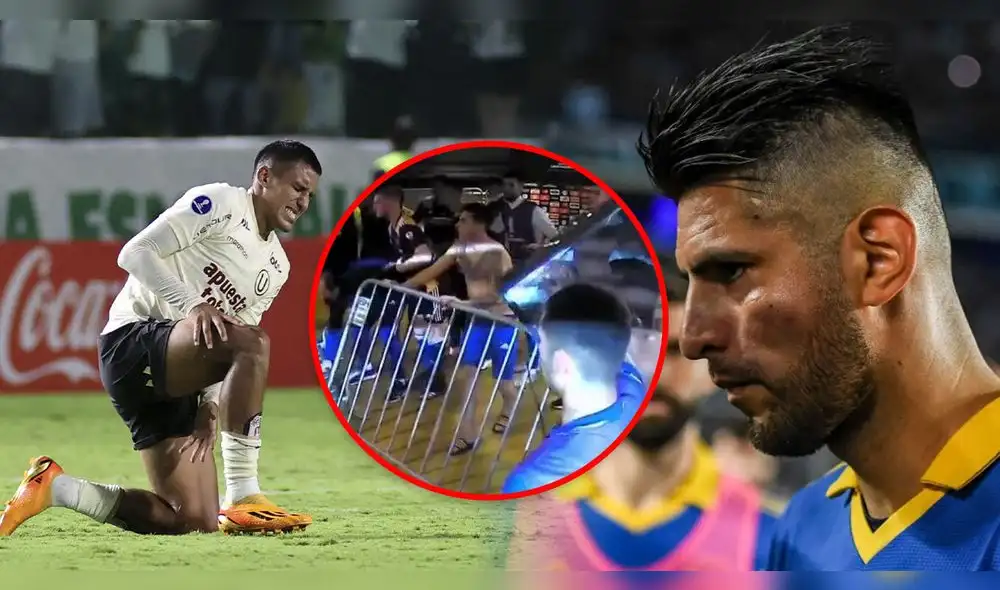 Universitario de Deportes tuvo un incidente muy similar al del Boca Juniors de Carlos Zambrano en el 2021. Foto: composición LR/AFP