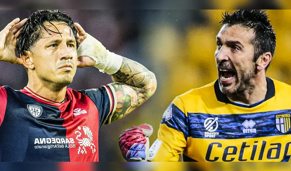 Gianluca Lapadula lleva registrados 23 goles con el Cagliari en la Serie B. Foto: composición LR/Cagliari/Instagram/Gianluigi Buffon - Video: Sky Sports