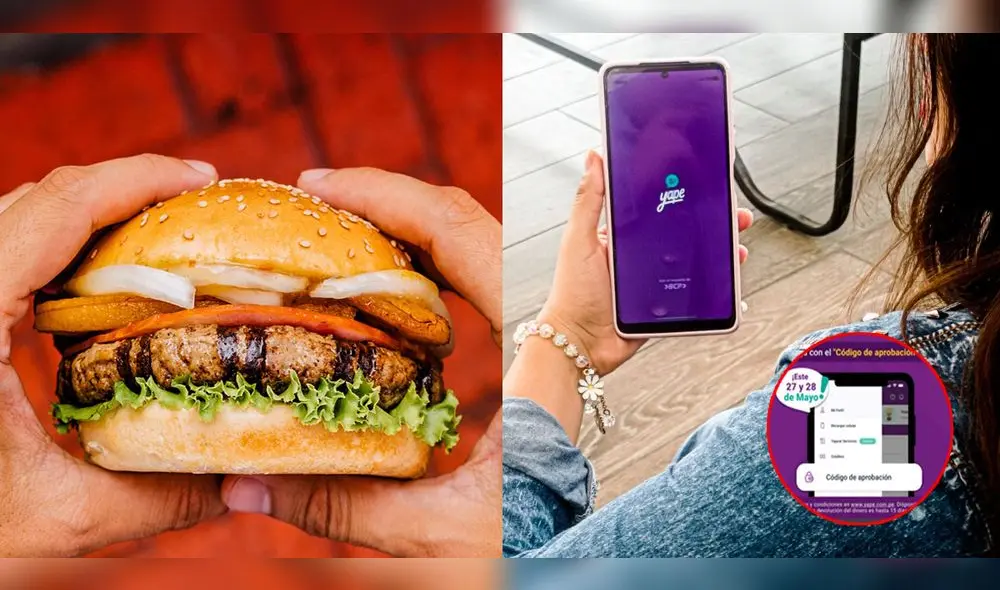 Yape trae una excelente promoción para varias cadenas de restaurantes fast food. Foto: composición LR/Bembos/Facebook/La República