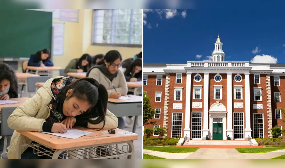 Los jóvenes del Perú pueden estudiar en la Universidad de Harvard si cumplen con ciertos requisitos. Foto: composición LR/Andina/Bussines Insider