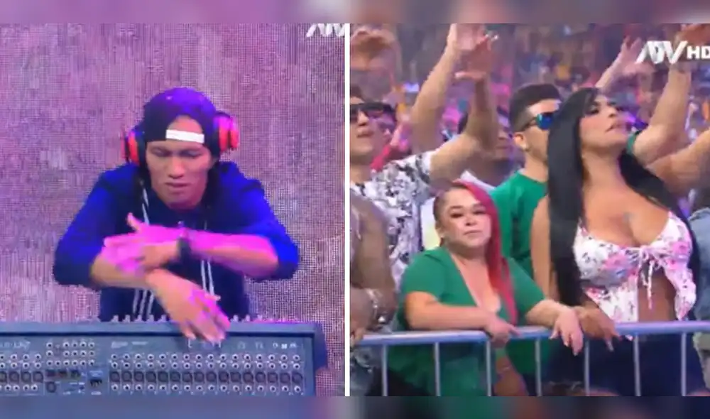 ‘Pepino’ actuó esta vez de sonidista; sin embargo, no imaginó los ‘problemas’ que causaría al no reproducir correctamente los audios. Foto: composición LR/ATV/captura de Youtube - Video: JB en ATV/YouTube