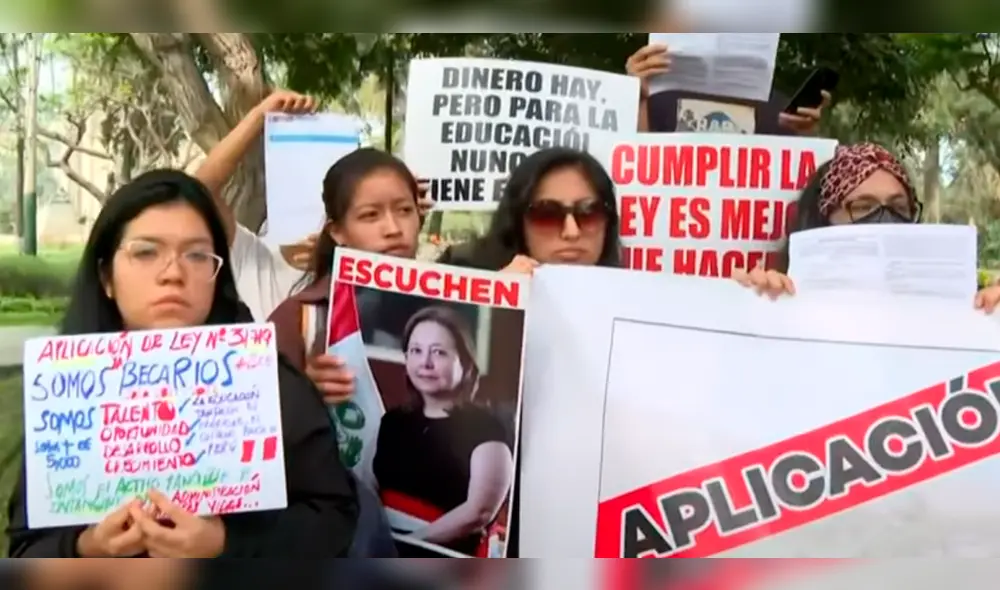 Dentro de los afectados, hay alumnos de universidades públicas y privadas. Foto: captura de Latina