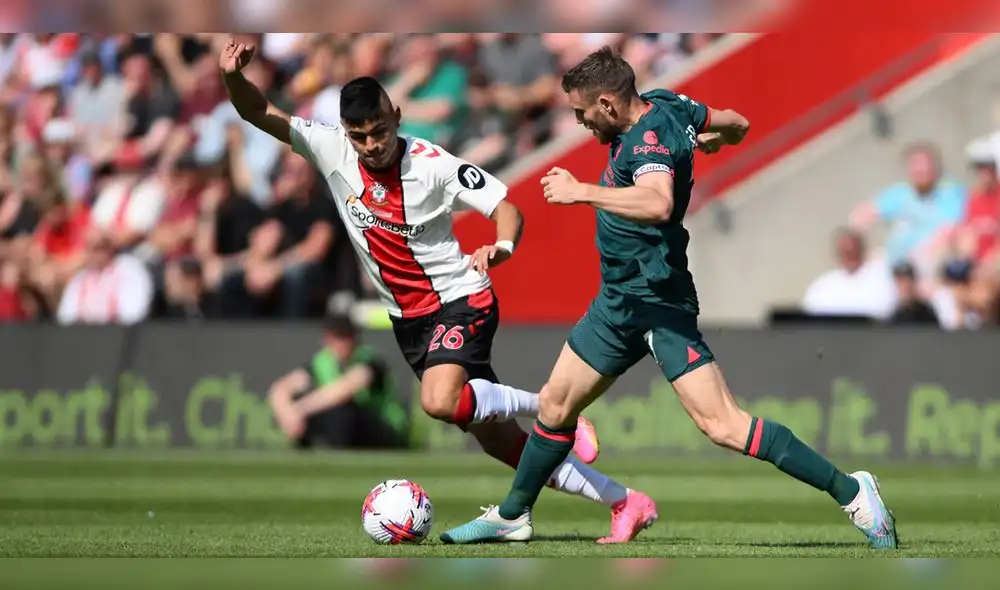 Southampton se despidió de la Premier League con un juego como local ante Liverpool. Foto: EFE Southampton se despidió de la Premier League con un juego como local ante Liverpool. Foto: EFE