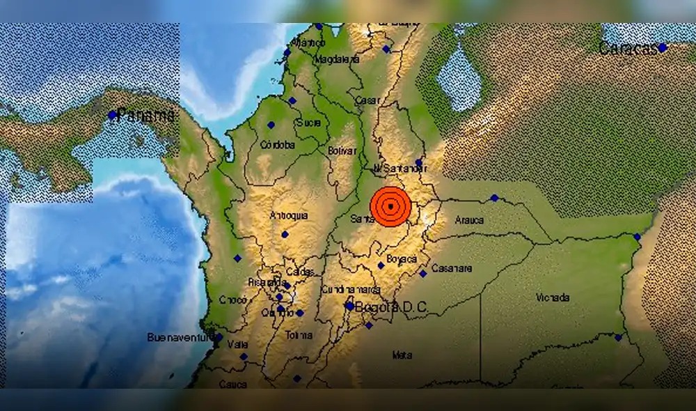 Primeras imágenes del sismo de 5.7 en Santander, Colombia. Foto:@Sgcol/Twitter Primeras imágenes del sismo de 5.7 en Santander, Colombia. Foto:@Sgcol/Twitter