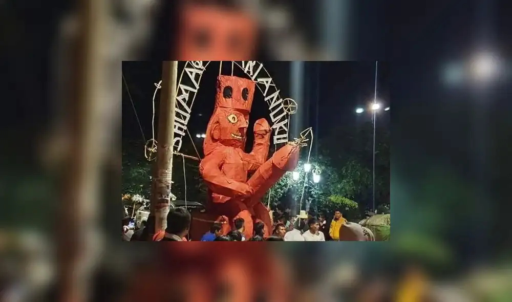 Antorcha fue la atracción de fiestas de colegio. Foto: Imagen Televisión Chimbote / Video: Hechos en Áncash Antorcha fue la atracción de fiestas de colegio. Foto: Imagen Televisión Chimbote / Video: Hechos en Áncash