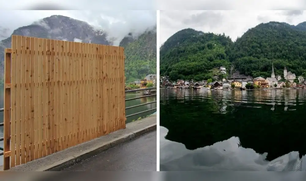 Se puede llegar a Hallstatt, mediante permiso, con los trenes de Salzburgo o Viena. Foto: composición LR/AFP