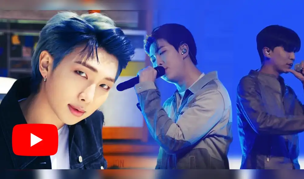 Namjoon de BTS y Colde estrenan video musical de "Don't ever say love me". Foto: composición LR/RM Charts Data/YouTube