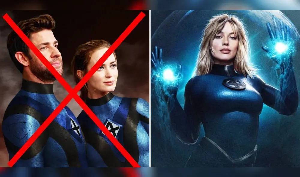 Margot Robbie y Adam Driver serían los nuevos Sue Storm y Reed Richards en el remake de "Los 4 fantásticos" de Marvel. Foto: composición LR/Twitter/Instagram/venomhology Margot Robbie y Adam Driver serían los nuevos Sue Storm y Reed Richards en el remake de "Los 4 fantásticos" de Marvel. Foto: composición LR/Twitter/Instagram/venomhology