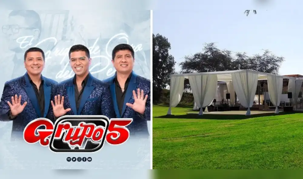 Ante el aclamo de sus fans, los integrantes del Grupo 5 realizarán una segunda fecha de su concierto en Ica en el fundo Las Palmeras. Foto: composición LR/Grupo 5/matrimonio.com.pe - Video: Grupo 5/Instagram