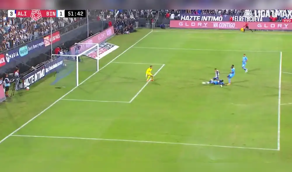 Bryan Reyna marcó su tercer gol con Alianza Lima. Foto: Liga 1