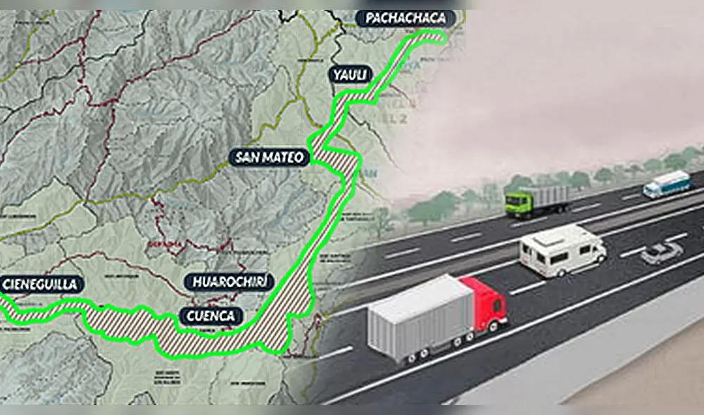 Nueva Carretera Central busca mejorar transportes entre Lima y Huancayo. Foto: composición LR/MTC