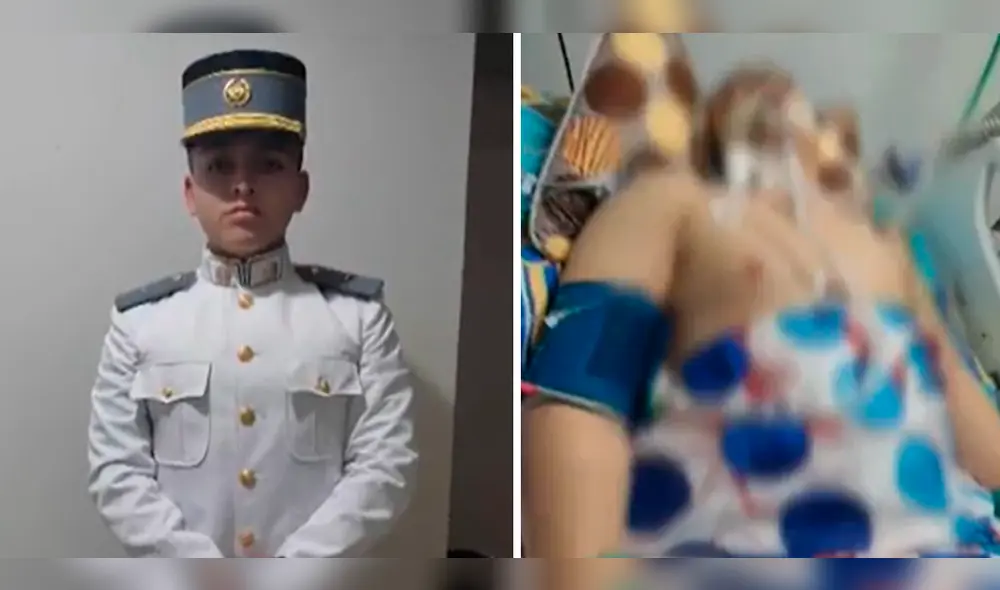 La mamá del militar solicitó que sea trasladado a una clínica privada para que le hagan los estudios médicos necesarios. Foto: composición LR /ATV