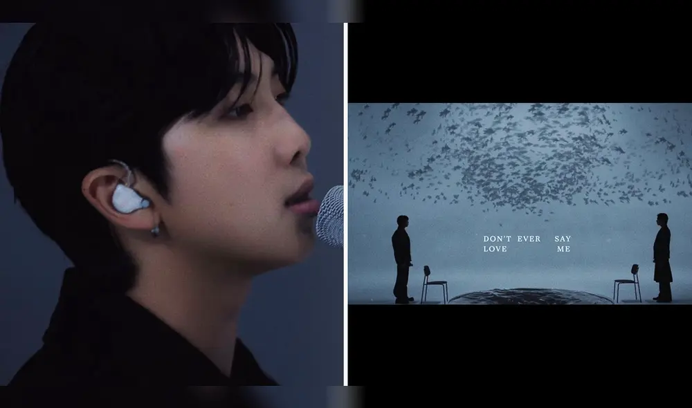 BTS: Namjoon y Colde estrenaron el vídeo de "Don't ever say love me". Esto dice la letra traducida al español. Foto: composición LR/ captura de YouTube