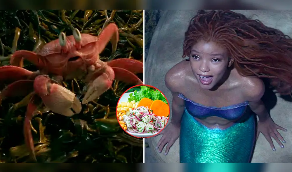 Sebastian protagonizó una tensa escena en "La sirenita". Foto: composición LR/Disney Sebastian protagonizó una tensa escena en "La sirenita". Foto: composición LR/Disney