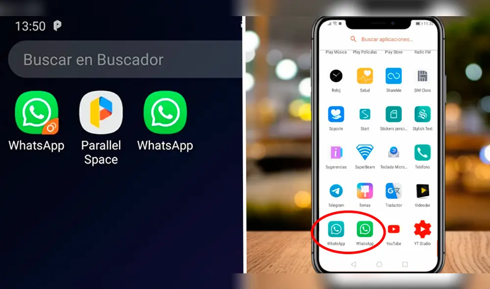 Algunas personas poseen 2 WhatsApp para ocultar conversaciones. Foto: composición LR/captura de YouTube/JotaTecno