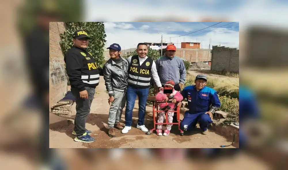 La Policía se sumó al apoyo del mecánico. Foto: Sin Fronteras