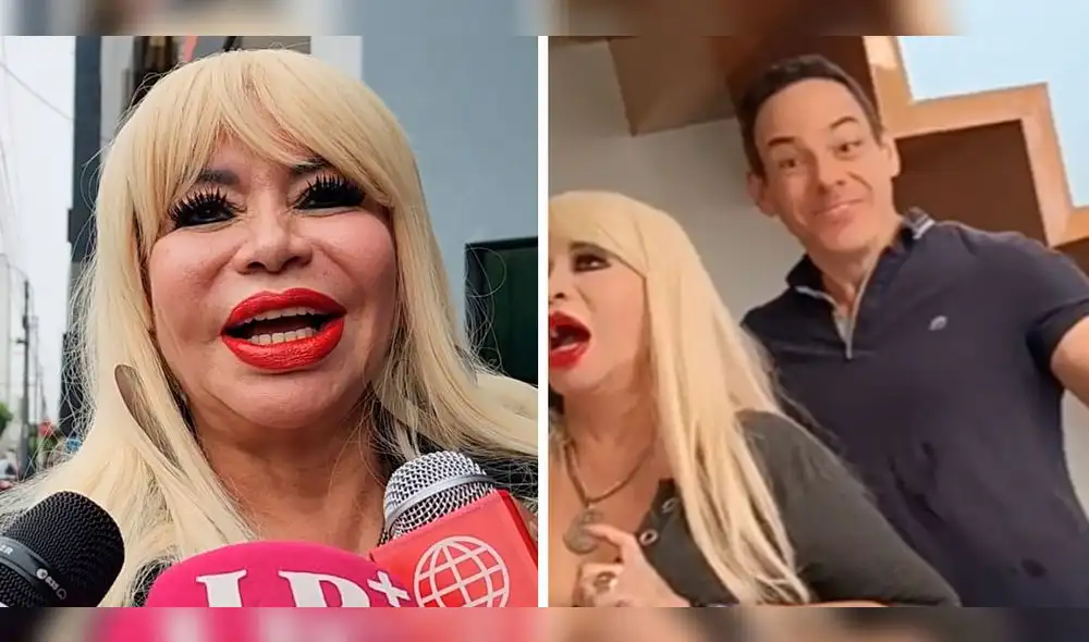 Susy Díaz contó que Mark Vito le pidió eliminar video por solicitud de sus "amigas". Foto: composición LR/captura de TikTok/Vanessa Sandoval/La República - Video: La República