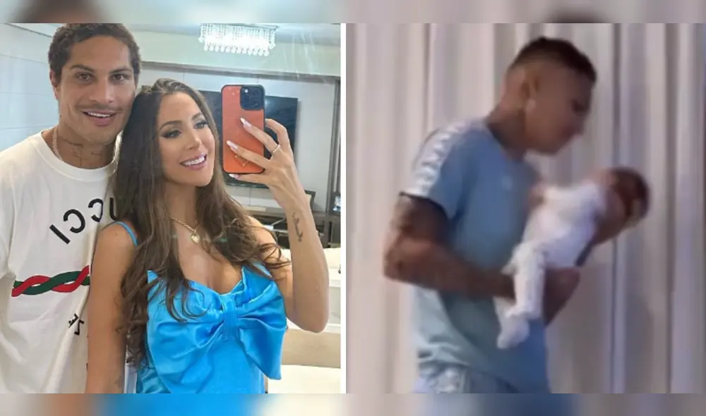 Ana Paula Consorte y Paolo Guerrero celebraron la llegada de su hijo el 3 de abril. Foto: Composición LR/Instagram - Video: Instagram/Ana Paula Consorte