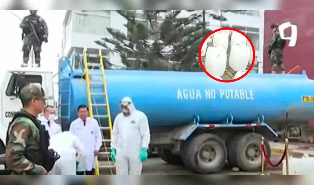 La PNP evitó que productos químicos como el acetato de etilo y el ácido sulfúrico sean transportados al Vraem.  Foto: composición LR / Panamericana. Video: Panamericana