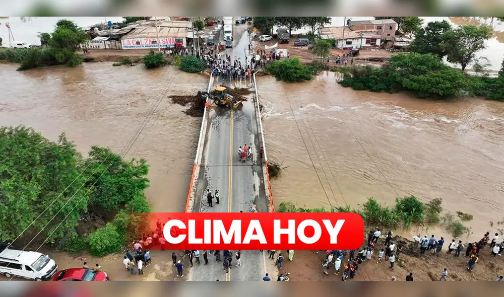Pronóstico del Senamhi para los próximos días en el norte peruano. Foto: composición LR/Radio Doble B-Jayanca