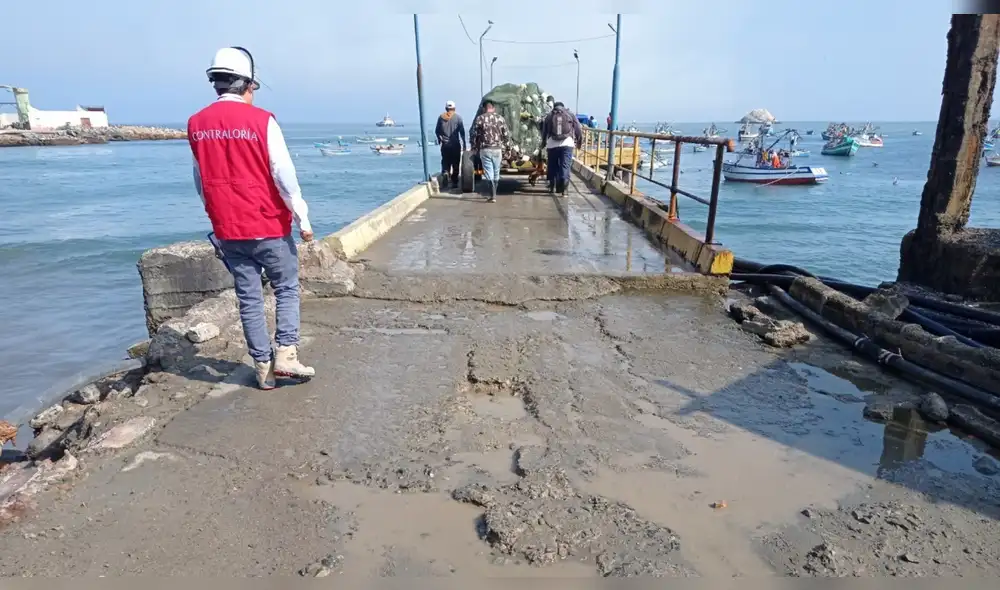 En riesgo. Están obras de desembarcadero de Huarmey. Foto: La República