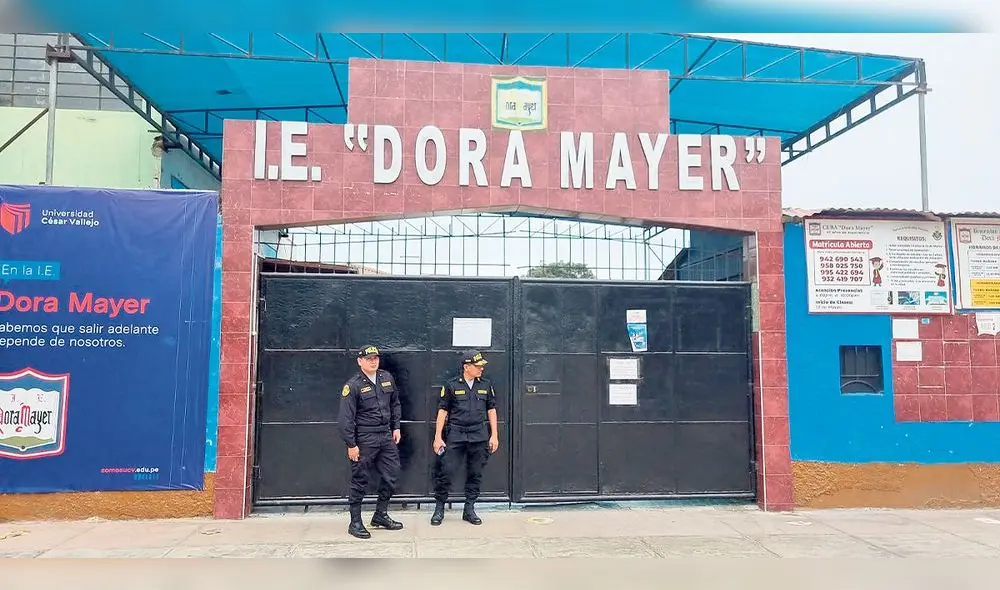 Protocolo. La directora del plantel presentó la denuncia policial y logró que no haya riesgos. Foto: difusión