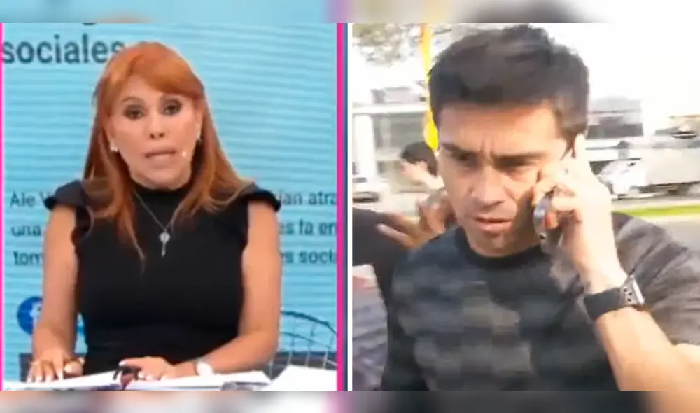 Magaly Medina habló sobre el 'Gato' Cuba y Ale Venturo. Foto: composición LR/captura/ATV