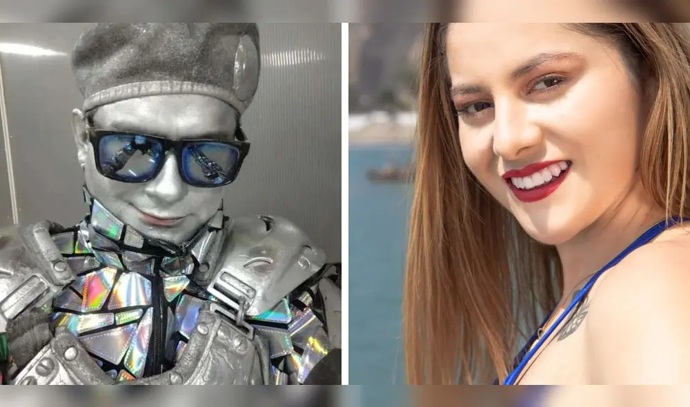 Ella es Yeni Medina, la nueva 'Robotina cajamarquina' de 22 años. Foto: composición LR/Facebook