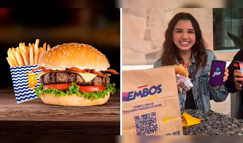 Yape ha lanzado nueva promoción de la mano de Bembos. Foto: composición LR/Bembos Yape ha lanzado nueva promoción de la mano de Bembos. Foto: composición LR/Bembos