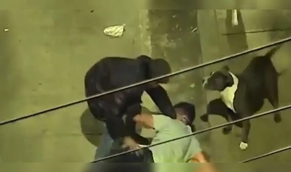 Una cámara de seguridad de la zona registró el asalto. Foto: Latina| Video: Latina