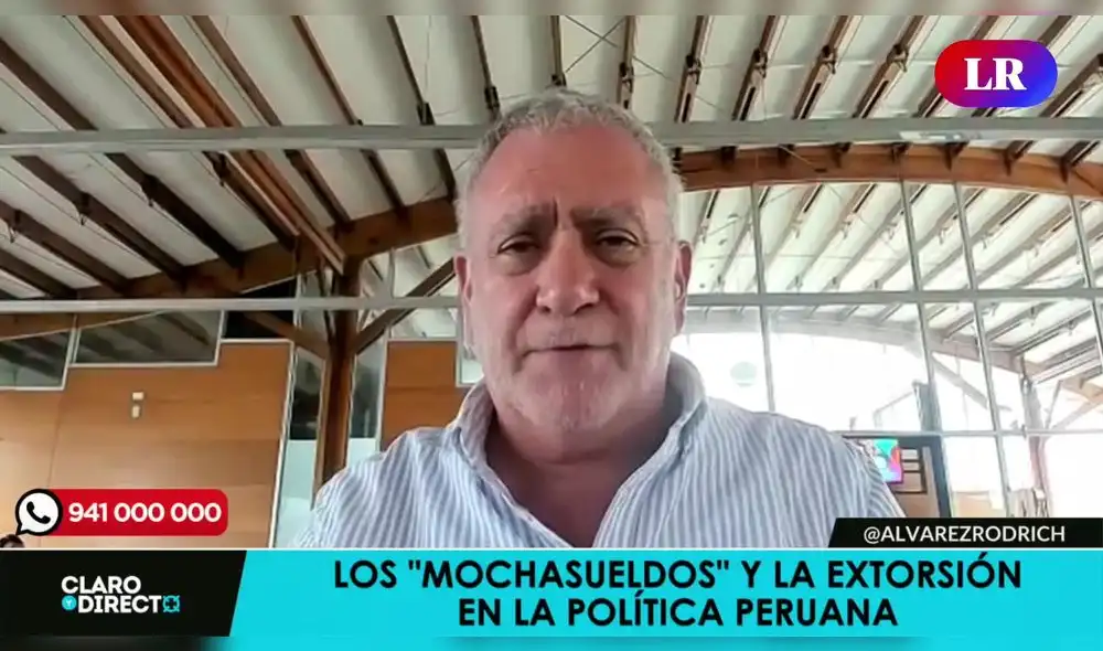 Augusto Álvarez Rodrich critica a los "mochasueldos". Foto/Video: LR+ Augusto Álvarez Rodrich critica a los "mochasueldos". Foto/Video: LR+