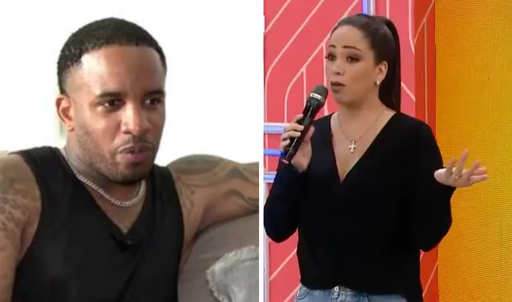 Melissa Klug asegura que Jefferson Farfán tiene varias personas a quienes enviar indirectas. Foto: composición LR/América TV - Video: América TV