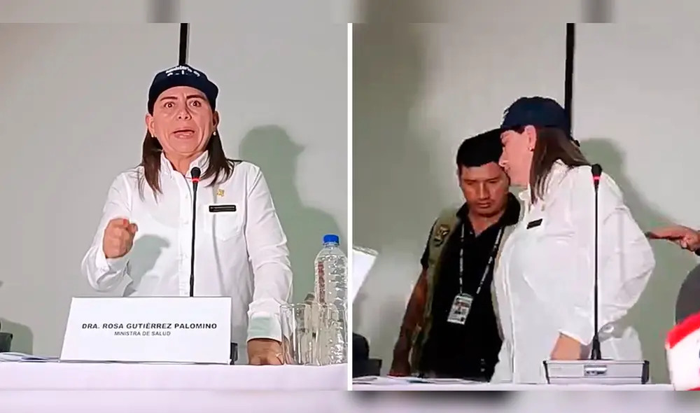 Titular de la cartera se fue señalando que tenía que volver a Lima. Foto: captura de La República