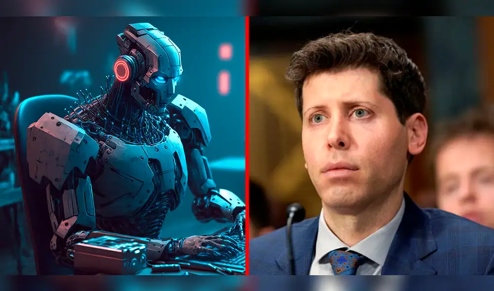 Sam Altman hizo notar su postura sobre las IA. Foto: Composición PhonAndroid/FayerWayer