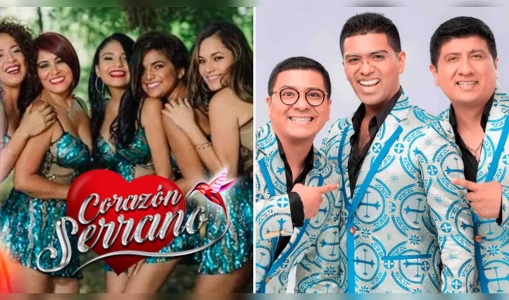 Grupo 5 y Corazón Serrano en concierto por festividad de Cajamarca. Foto: composición LR/La República