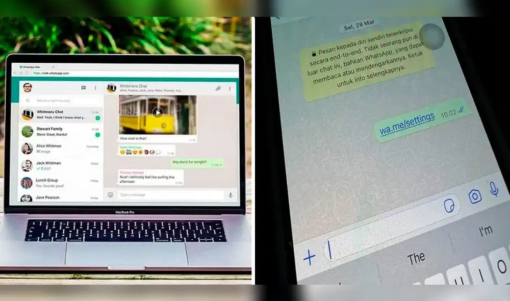 WhatsApp Web es inmune al mensaje bomba. Foto: composición LR / Kompas Tekno / TecnoBirdman