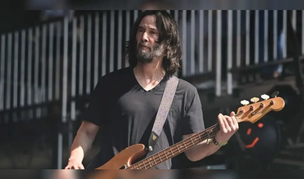 Keanu Reeves volvió a los escenarios con su banda Dogstar. Foto: Rock & Pop Keanu Reeves volvió a los escenarios con su banda Dogstar. Foto: Rock & Pop