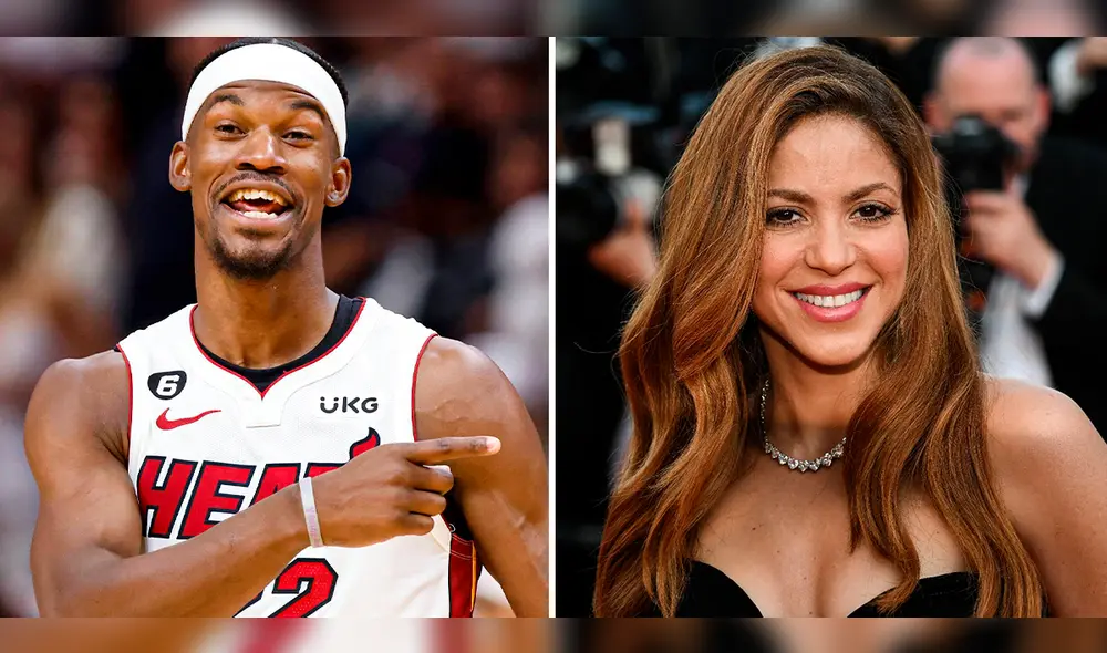 Shakira siguió los partidos del Miami Heat, cuadro de Jimmy Butler en las finales de Conferencia. Foto: composición LR/Gigantes del Basket/Vanguardia Shakira siguió los partidos del Miami Heat, cuadro de Jimmy Butler en las finales de Conferencia. Foto: composición LR/Gigantes del Basket/Vanguardia