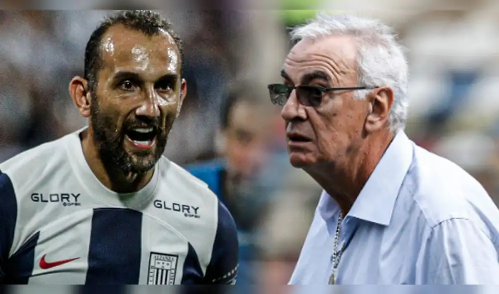 Hernán Barcos reconoció que respeta a Jorge Fossati. Foto: composición LR