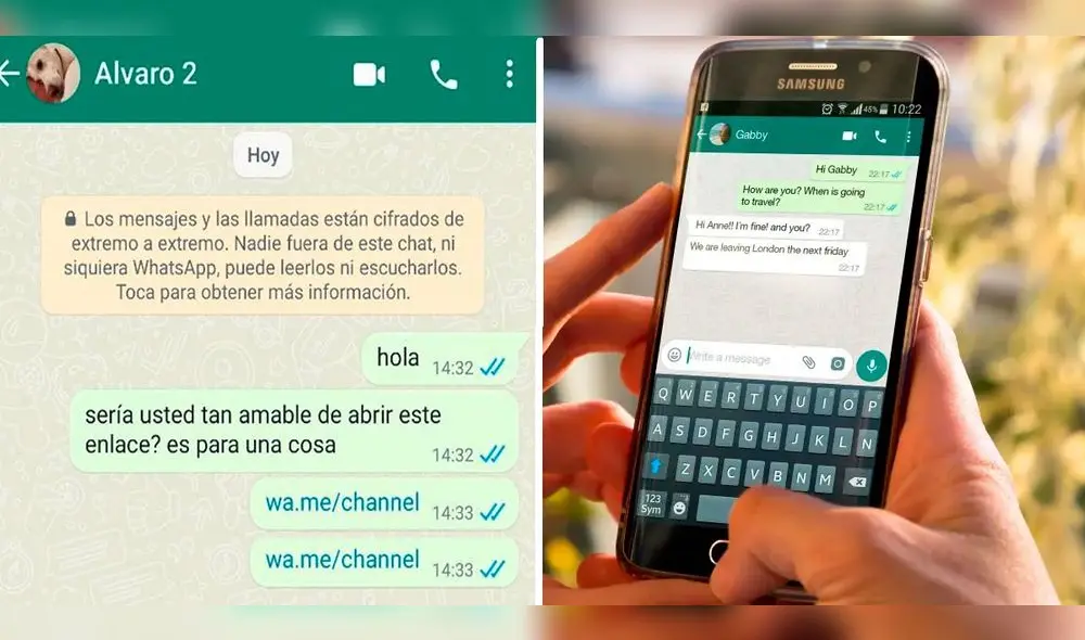 No abras ese mensaje si te llega por WhatsApp. Foto: composición LR / Xataka / La Opinión No abras ese mensaje si te llega por WhatsApp. Foto: composición LR / Xataka / La Opinión